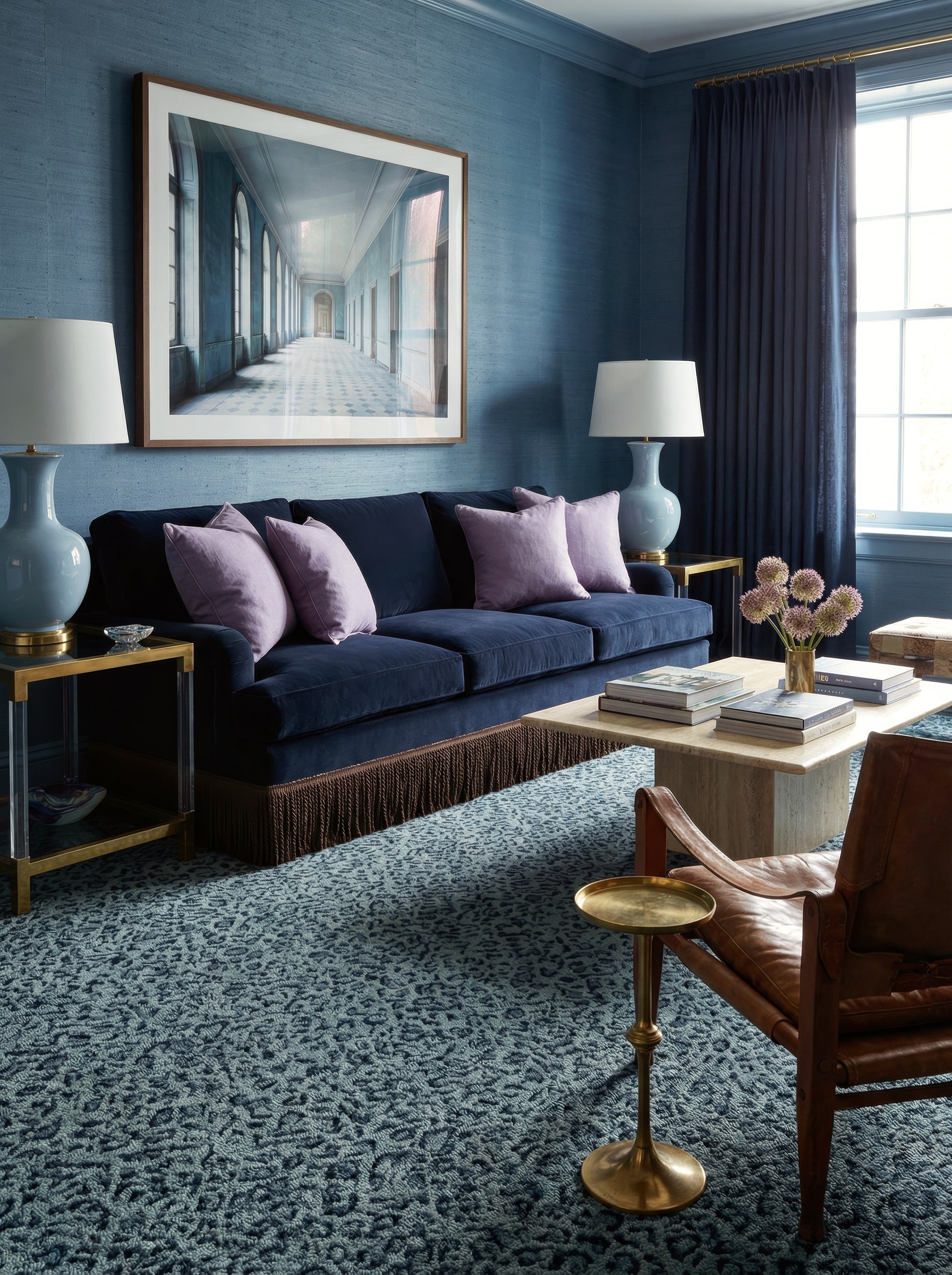 Leopard Print Area Rug | Green, Blue, Pink & Gray – Kevin Francis