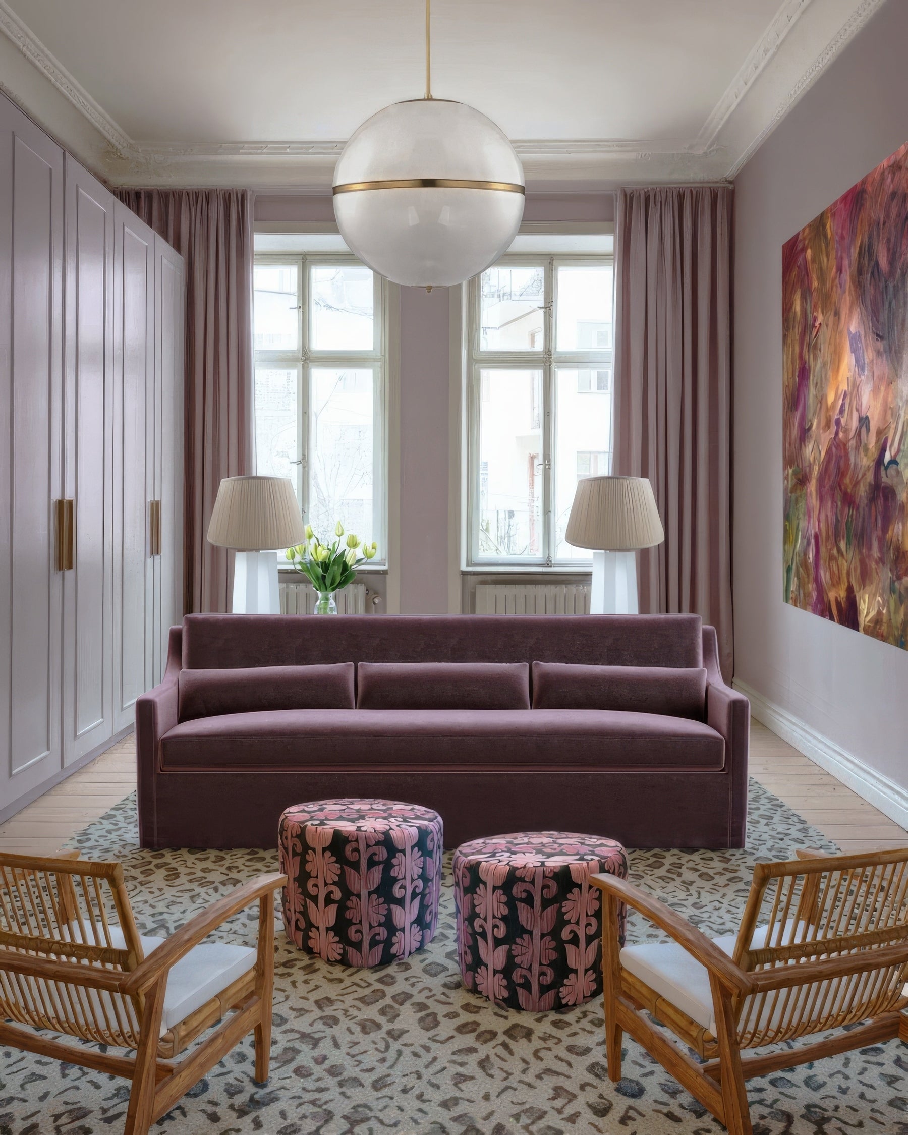 Panthera Spotted Leopard Hand-Looped Area Rug by Kevin Francis Design | Luxury Area Rugs & Home Decor