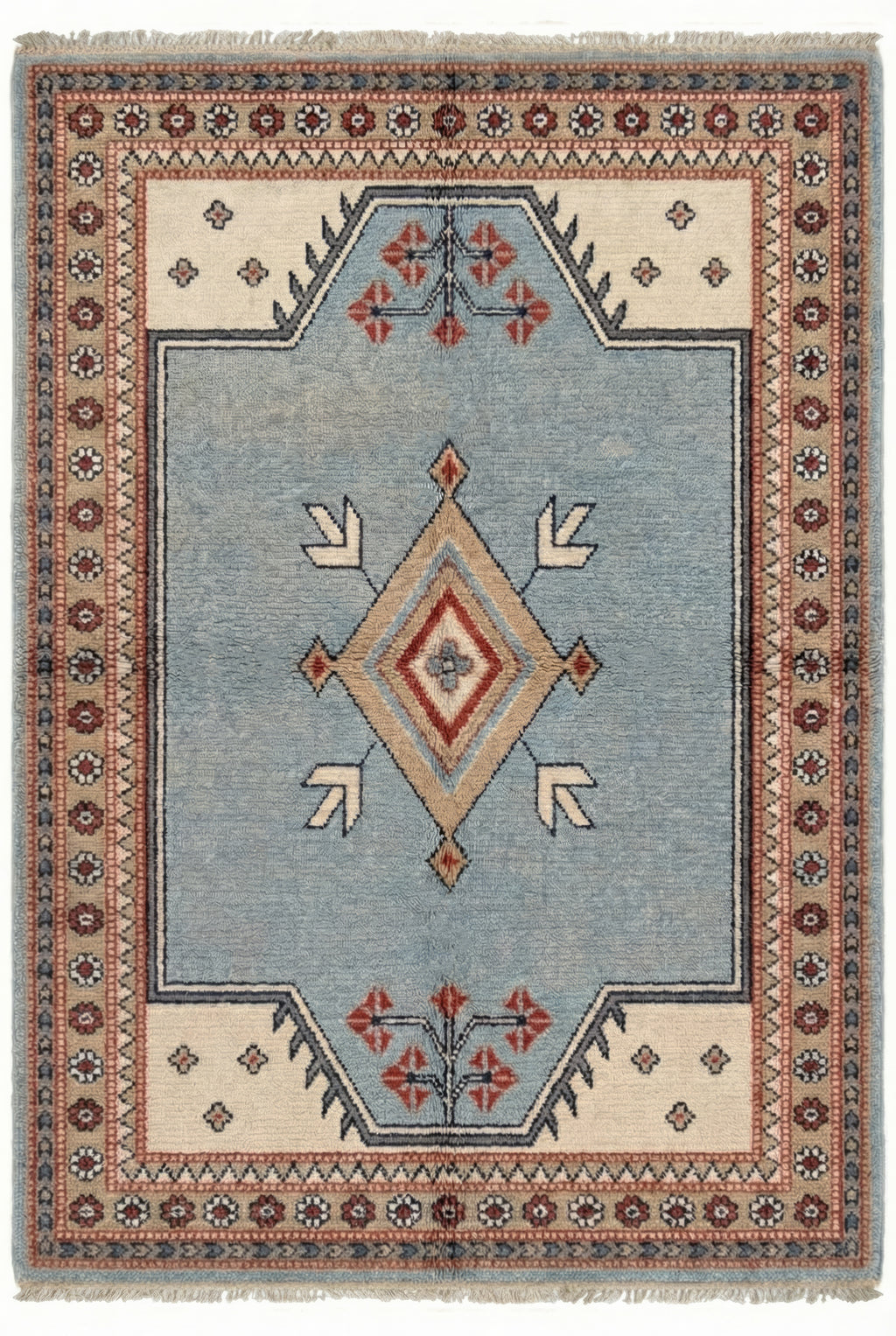 Selendi Hand-Knotted Wool Area Rug | Knotted Rug by Kevin Francis Design