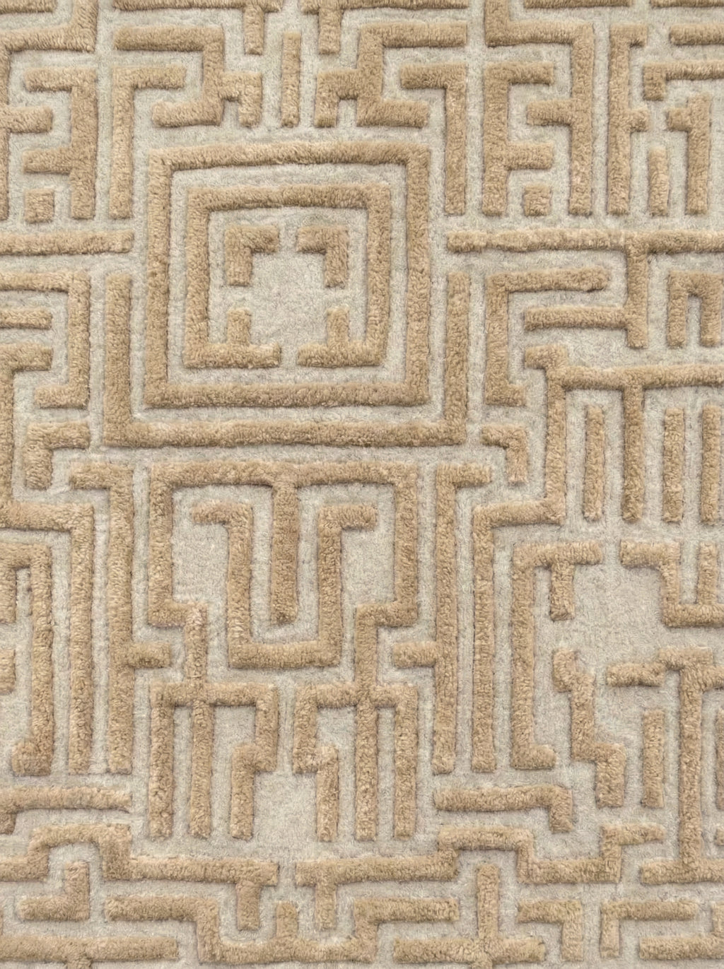 Theseus Hand-Tufted Maze Rug