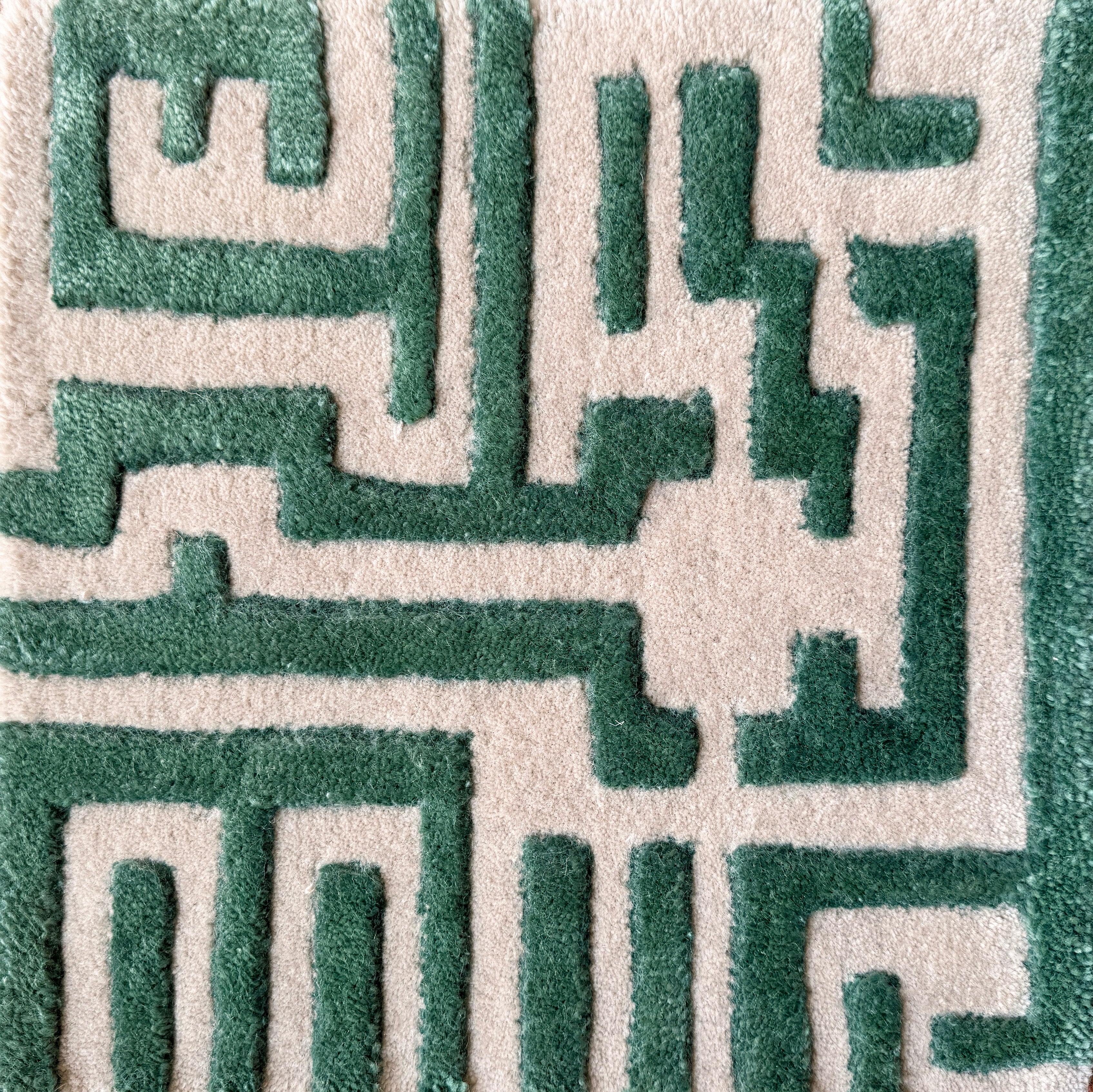 Theseus Hand-Tufted Maze Rug