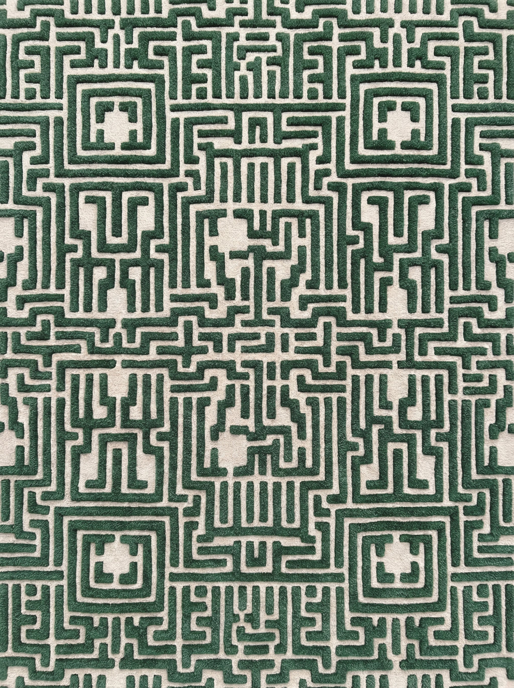 Theseus Hand-Tufted Maze Rug