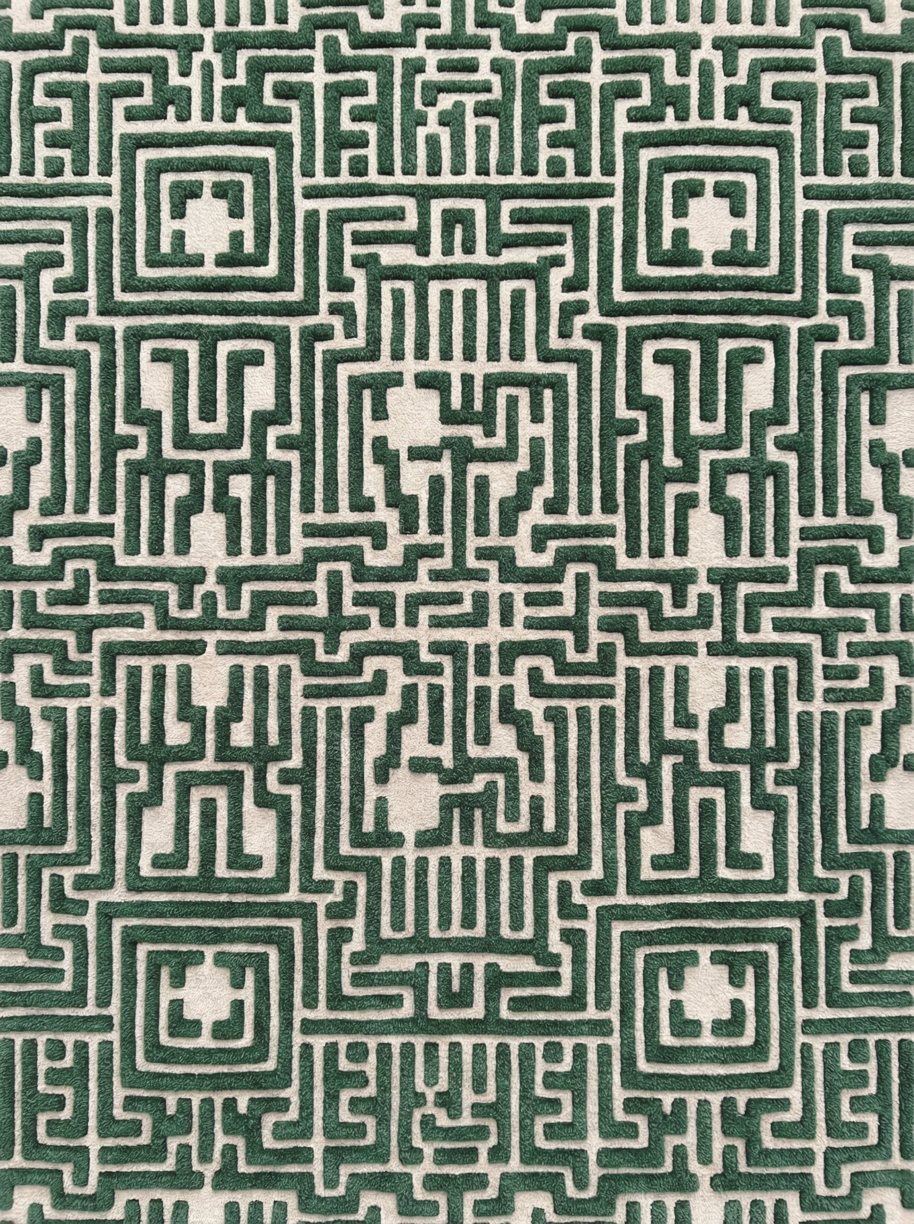 Theseus Hand-Tufted Maze Rug