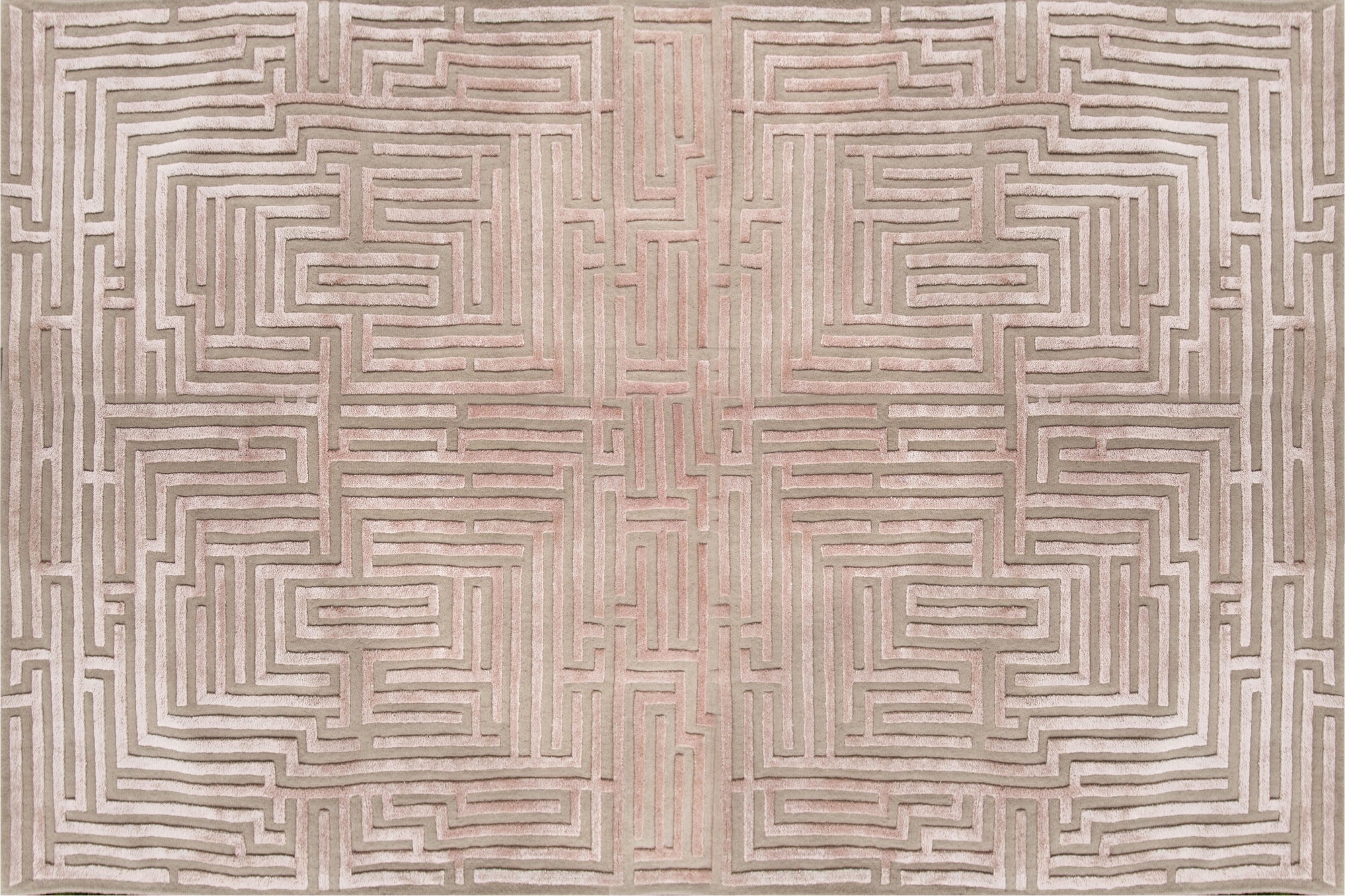 Anatolia Hand-Tufted Maze Rug by Kevin Francis Design | Luxury Area Rugs & Home Decor