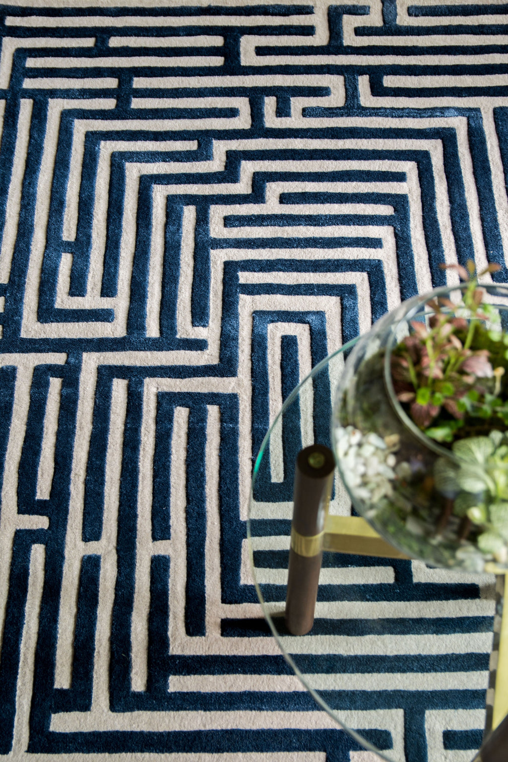 Anatolia Hand-Tufted Maze Rug by Kevin Francis Design | Luxury Area Rugs & Home Decor