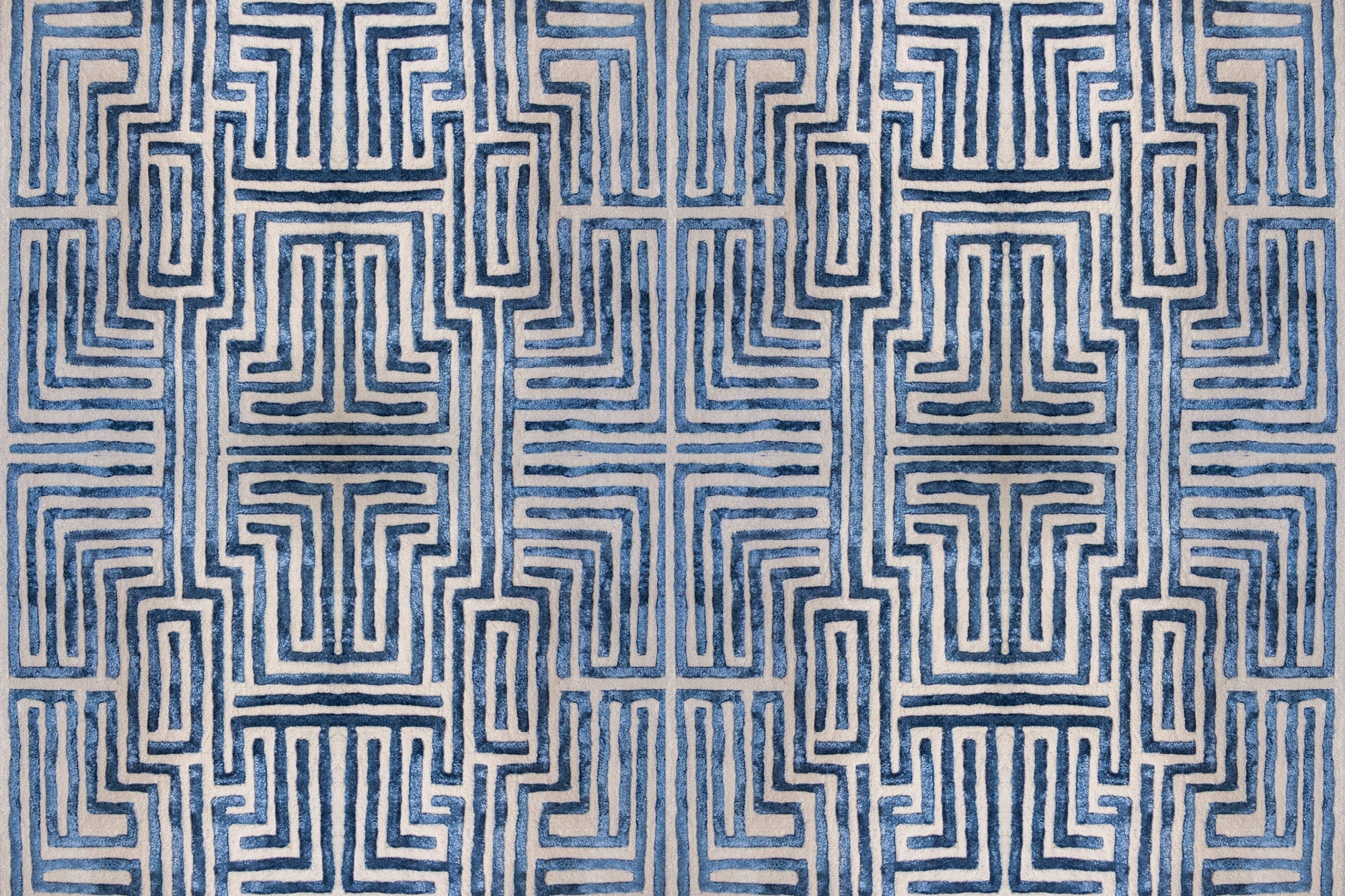 Knossos Hand-Tufted Maze Rug by Kevin Francis Design | Luxury Area Rugs & Home Decor