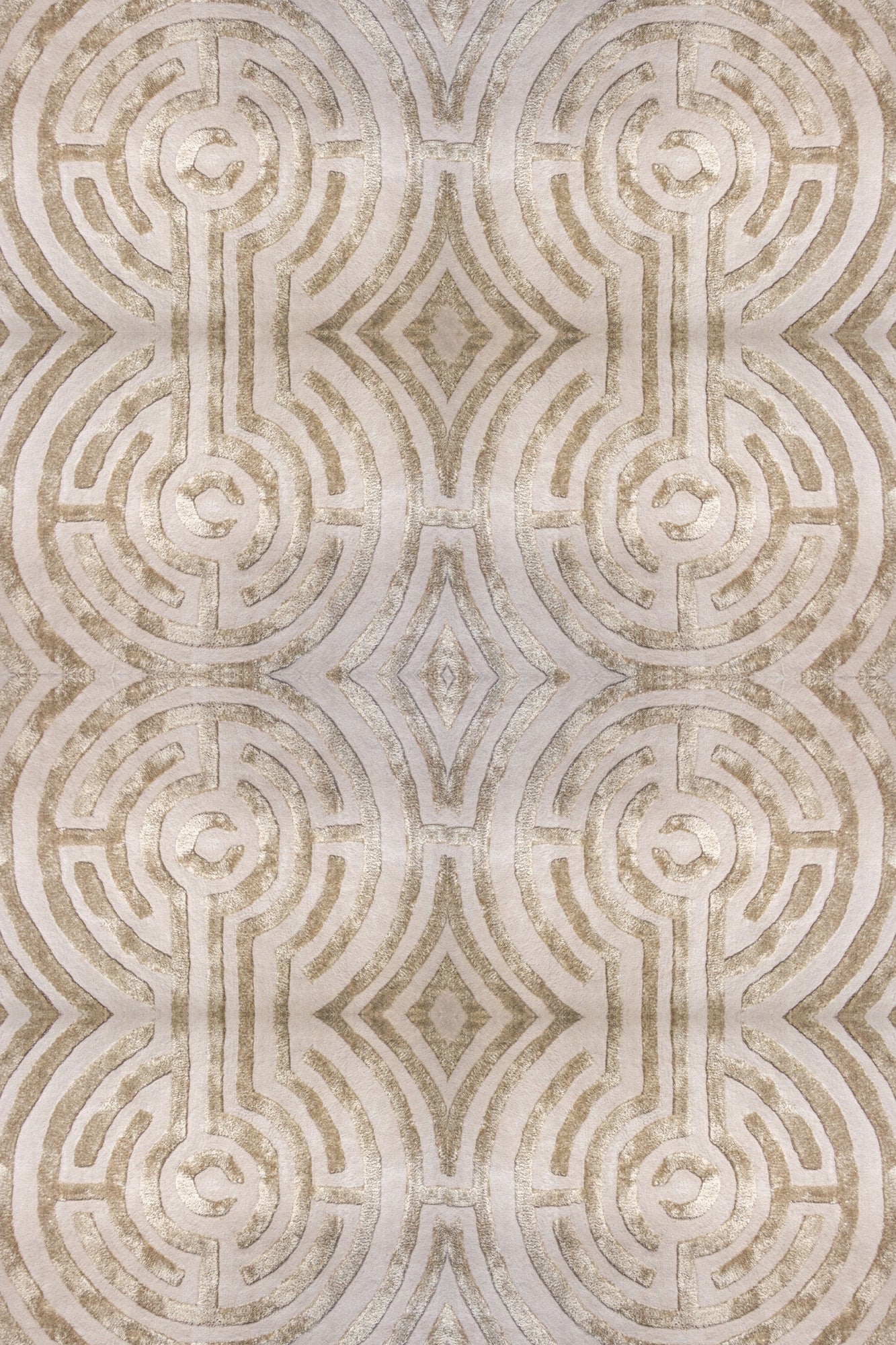 Lucca Hand-Tufted Maze Rug by Kevin Francis Design | Luxury Area Rugs & Home Decor