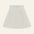 Kevin Francis Design Whitmore corseted pleated lamp shade with intricate design, showcasing elegant craftsmanship and classic style.