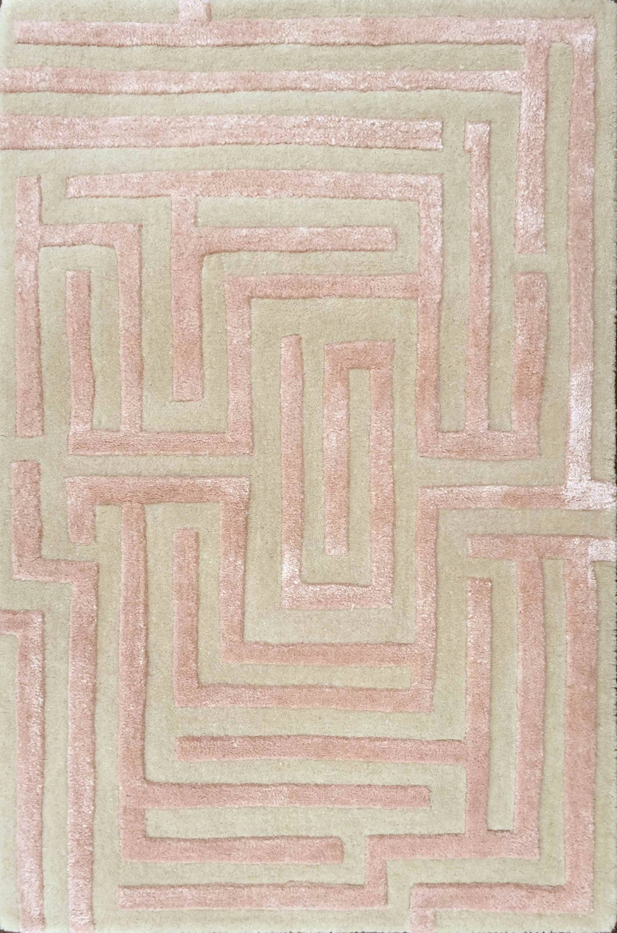 Anatolia Hand-Tufted Maze Area Rug - Kevin Francis Design