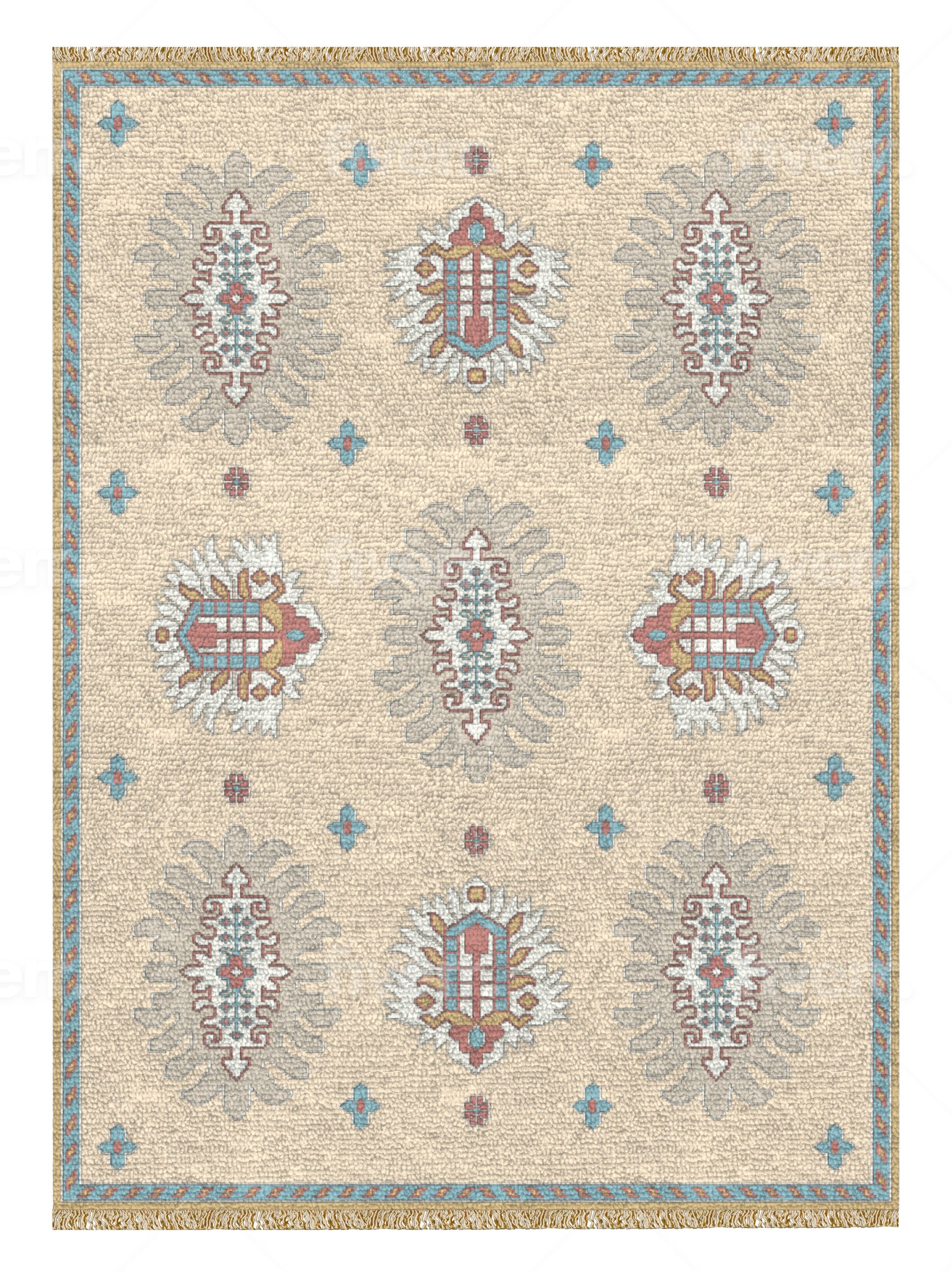 Cairene Hand-Knotted Wool Area Rug by Kevin Francis Design | Atlanta Interior Designer | Luxury Home Decor