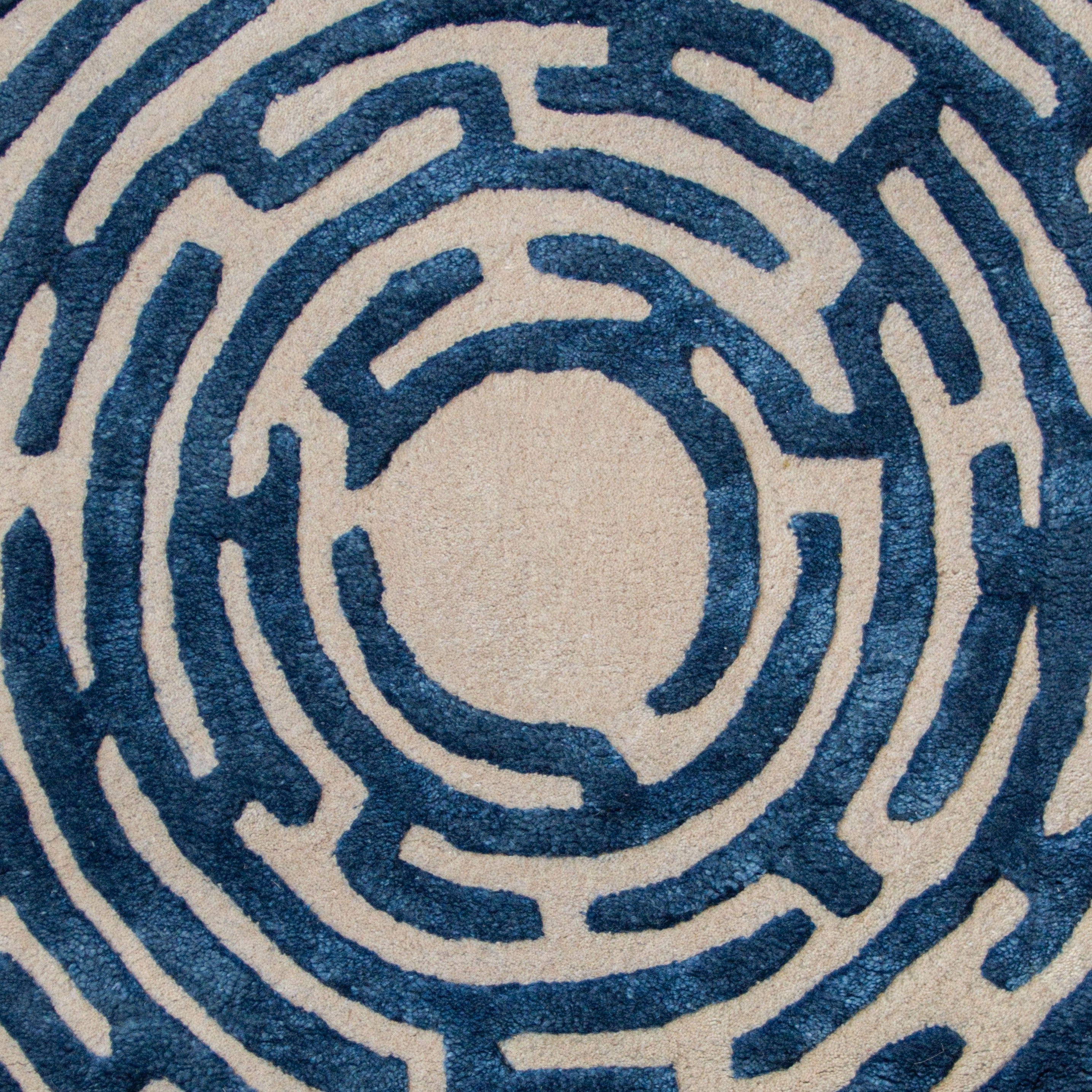Amiens Hand-Tufted Maze Rug by Kevin Francis Design | Luxury Home Decor