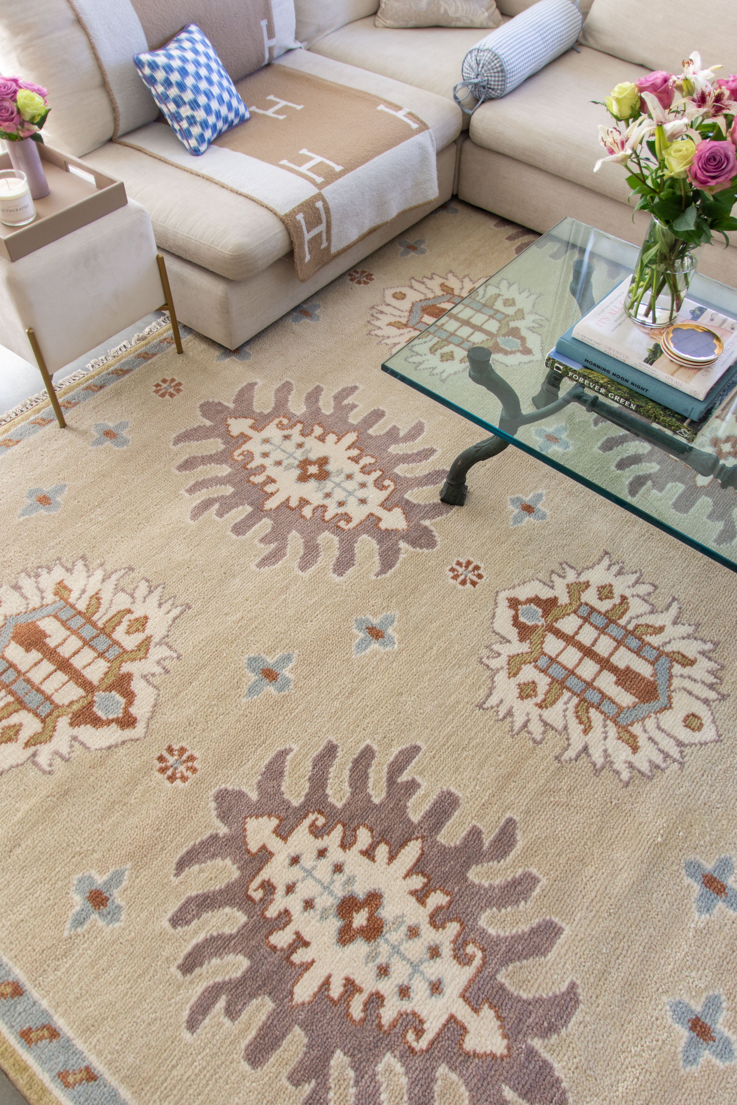 Cairene Hand-Knotted Wool Area Rug by Kevin Francis Design | Luxury Home Decor