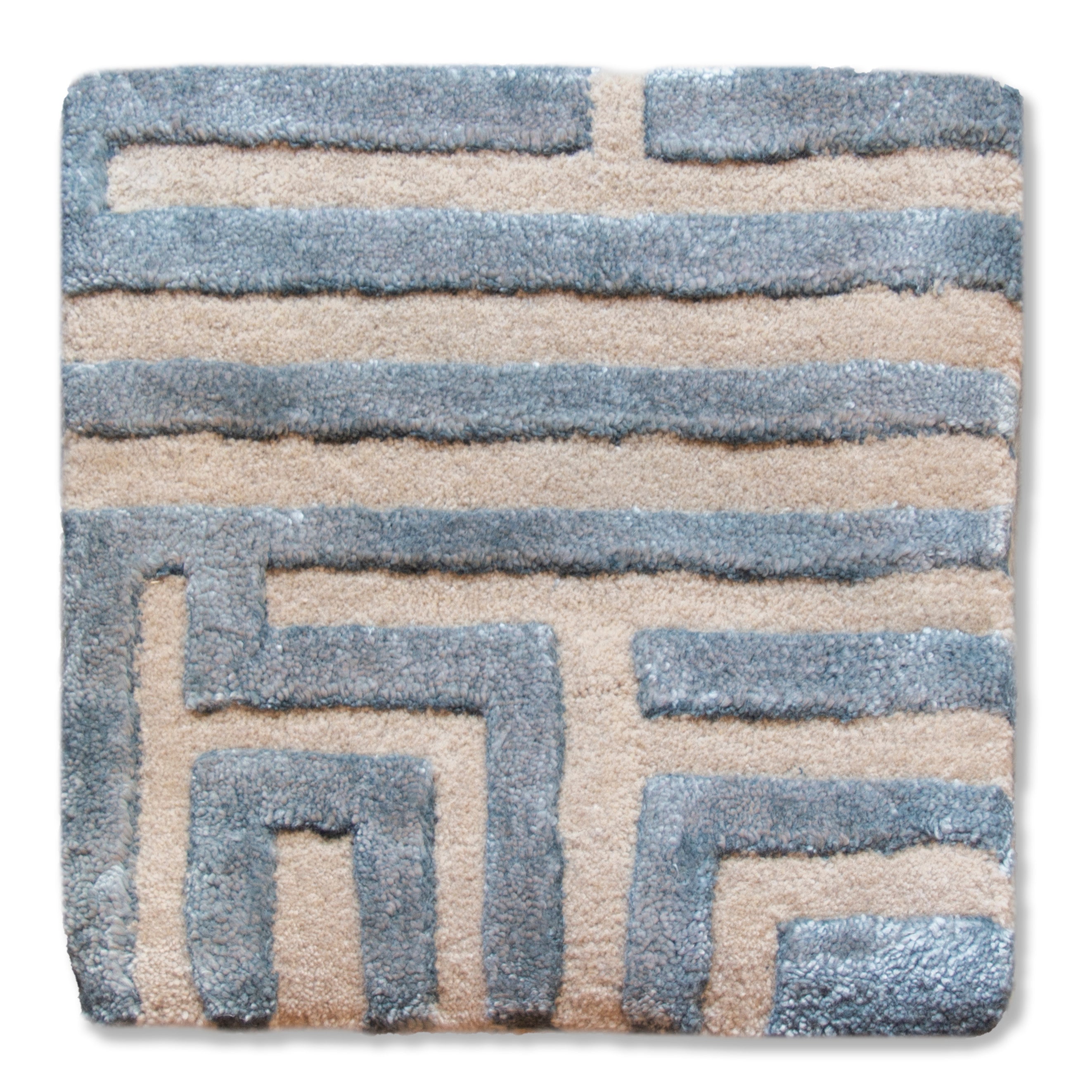 Labyrinth Collection Maze Rug Sample (12x12) by Kevin Francis Design | Luxury Home Decor