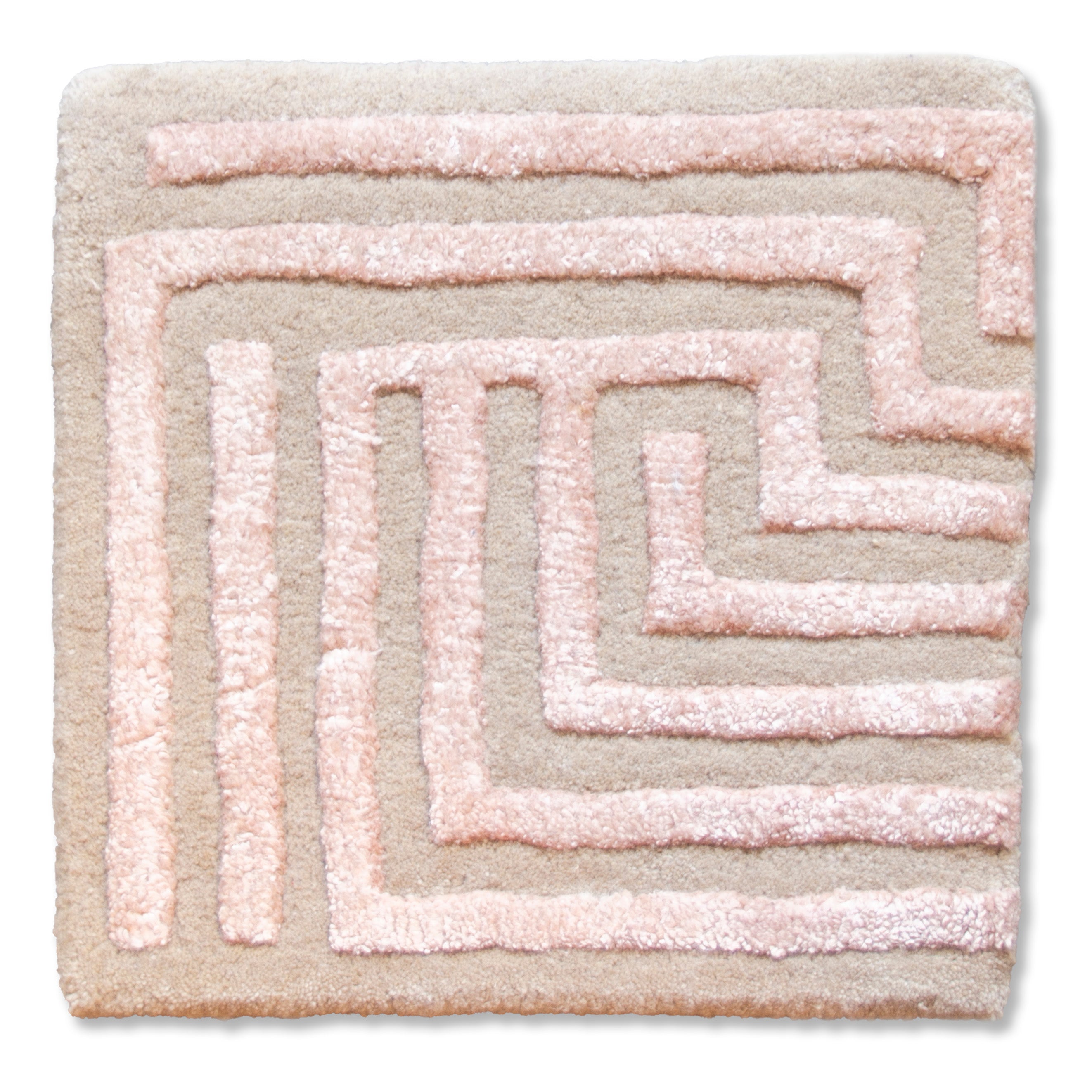 Labyrinth Collection Maze Rug Sample (12x12) by Kevin Francis Design | Luxury Home Decor