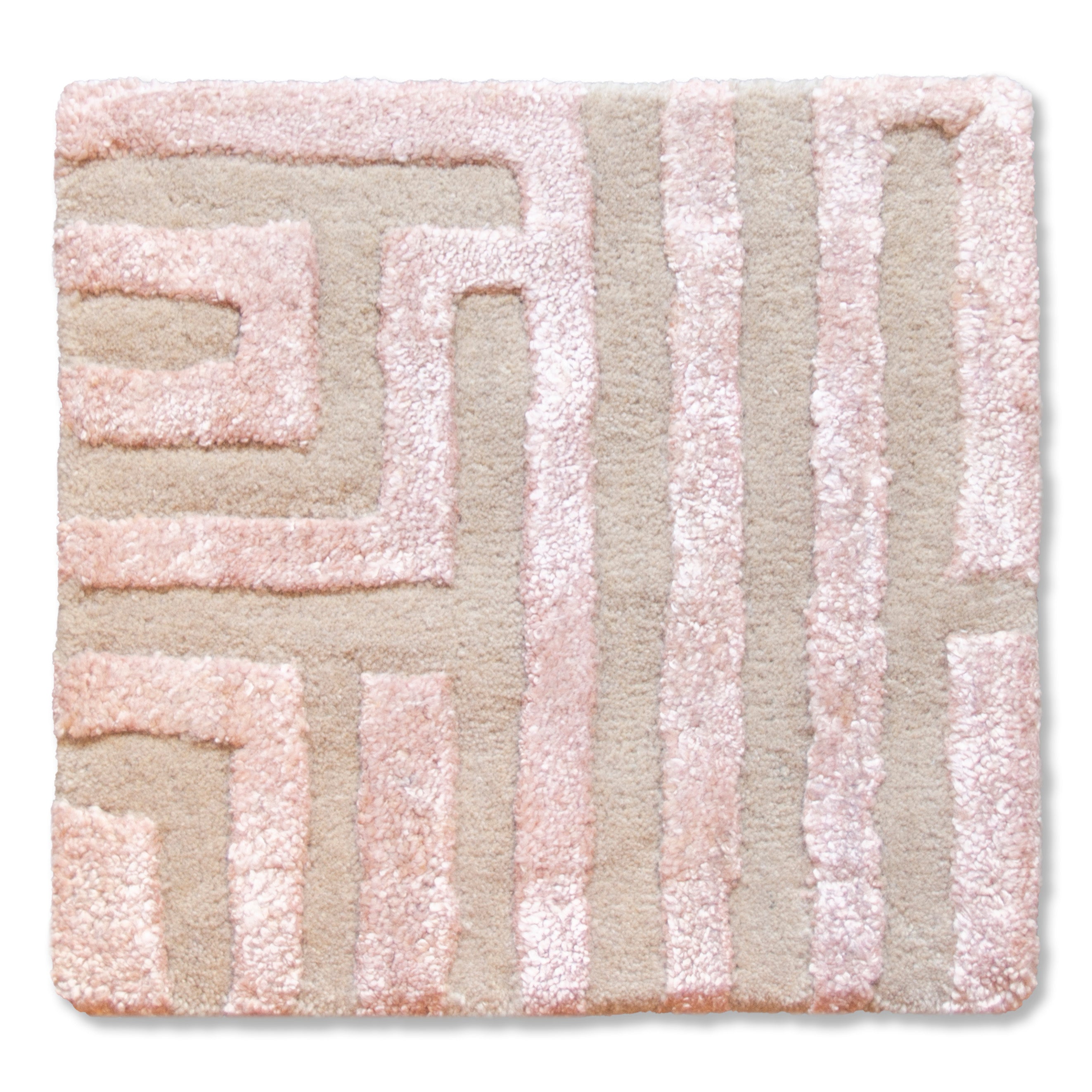 Labyrinth Collection Maze Rug Sample (12x12) by Kevin Francis Design | Luxury Home Decor