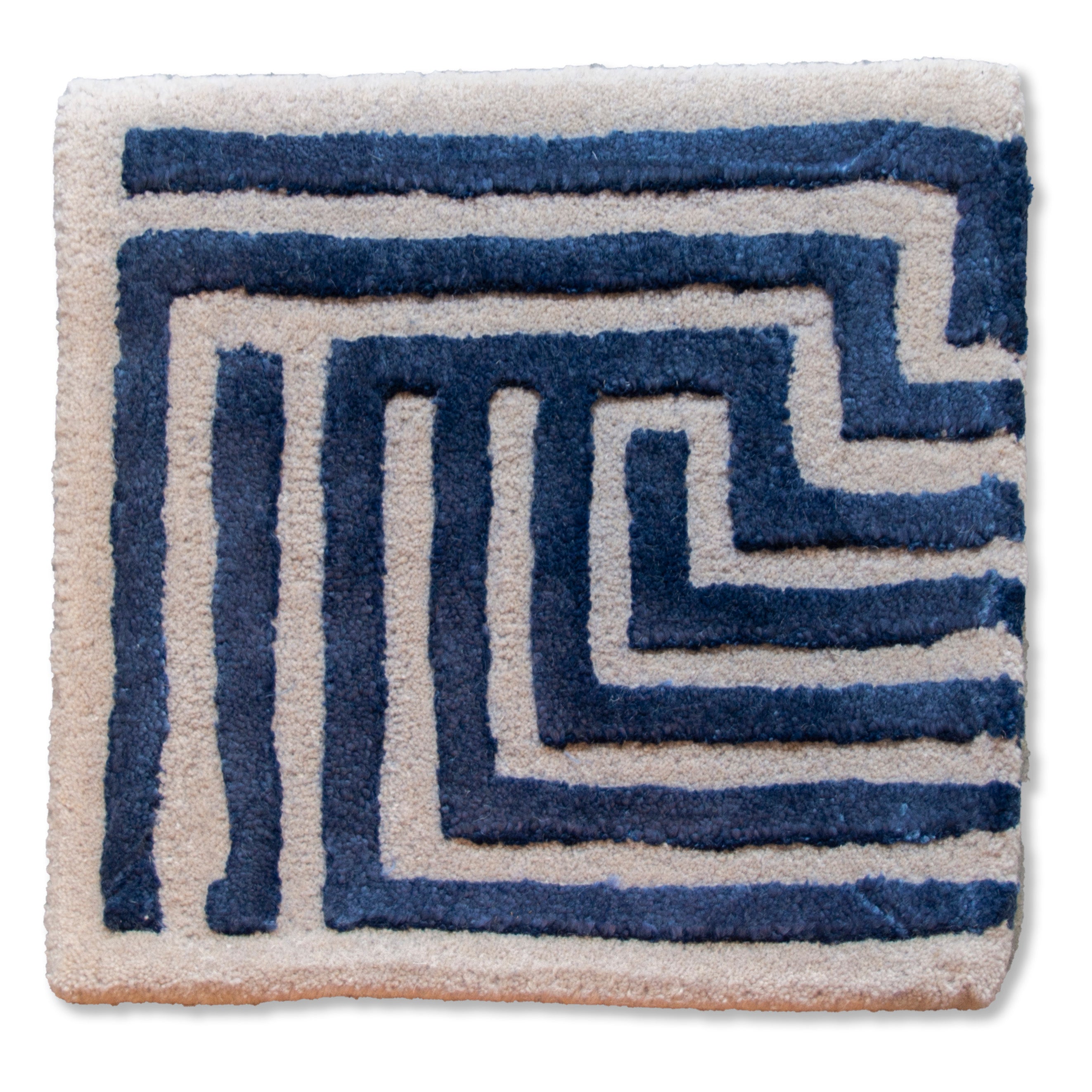 Labyrinth Collection Maze Rug Sample (12x12) by Kevin Francis Design | Luxury Home Decor