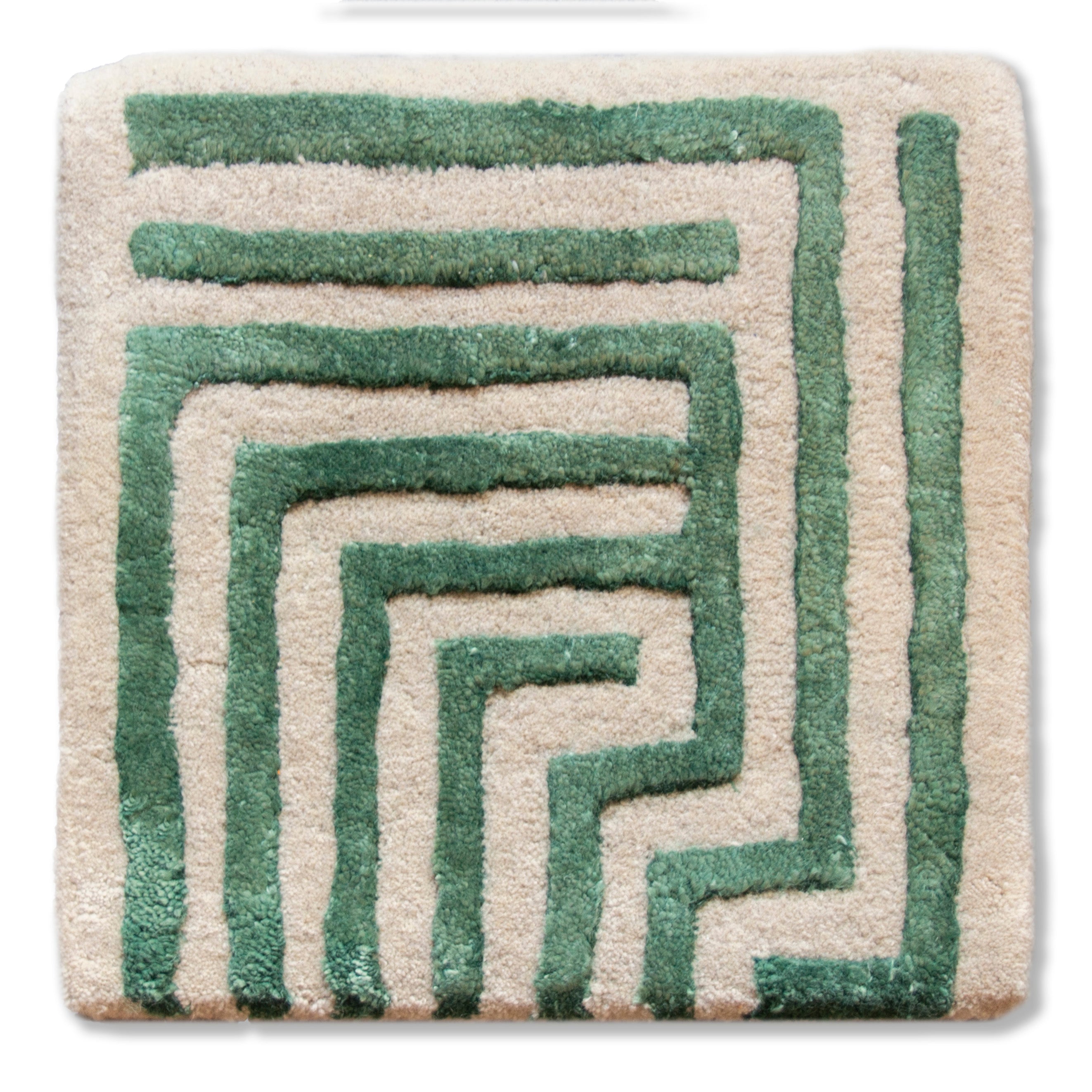 Labyrinth Collection Maze Rug Sample (12x12) by Kevin Francis Design | Luxury Home Decor