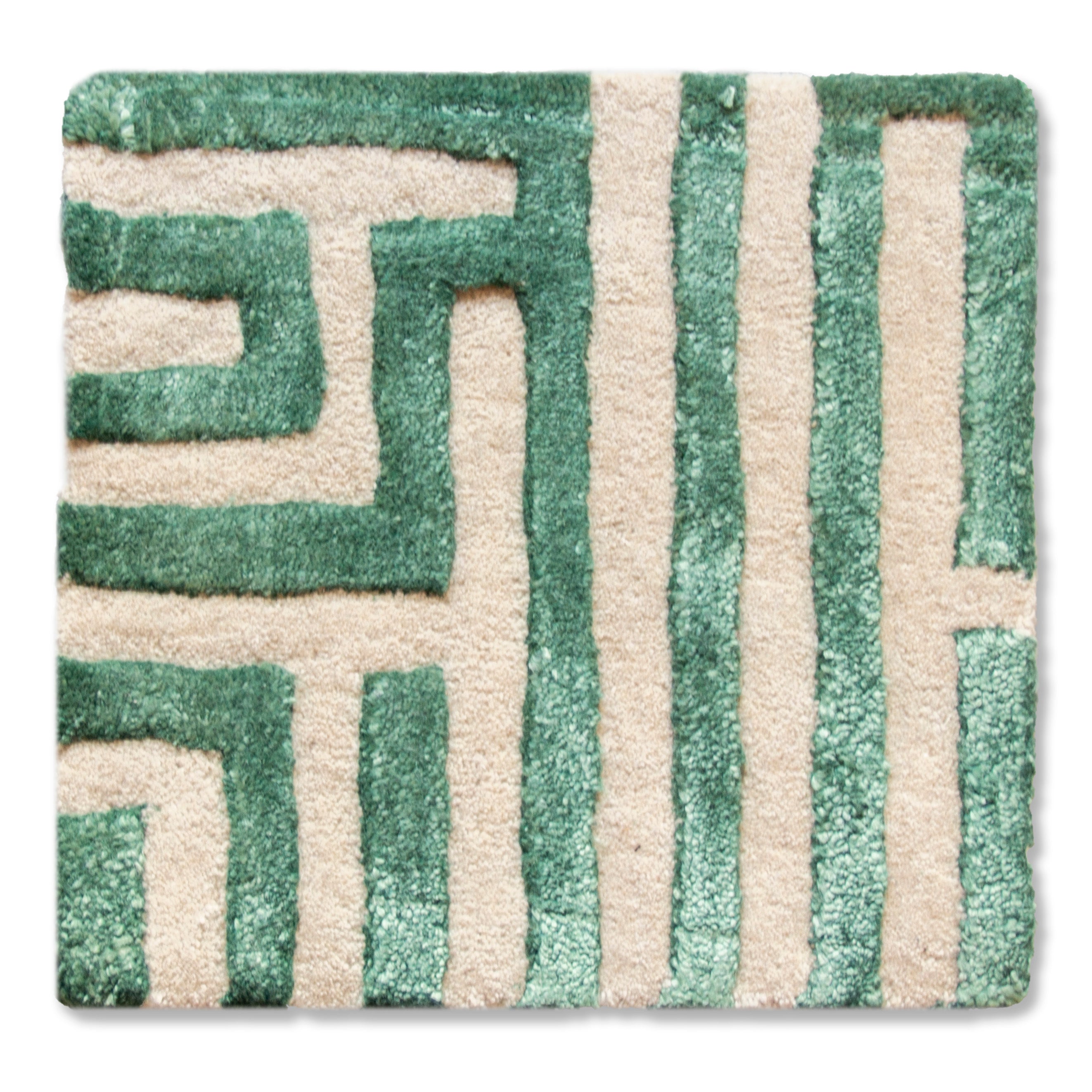 Labyrinth Collection Maze Rug Sample (12x12) by Kevin Francis Design | Luxury Home Decor