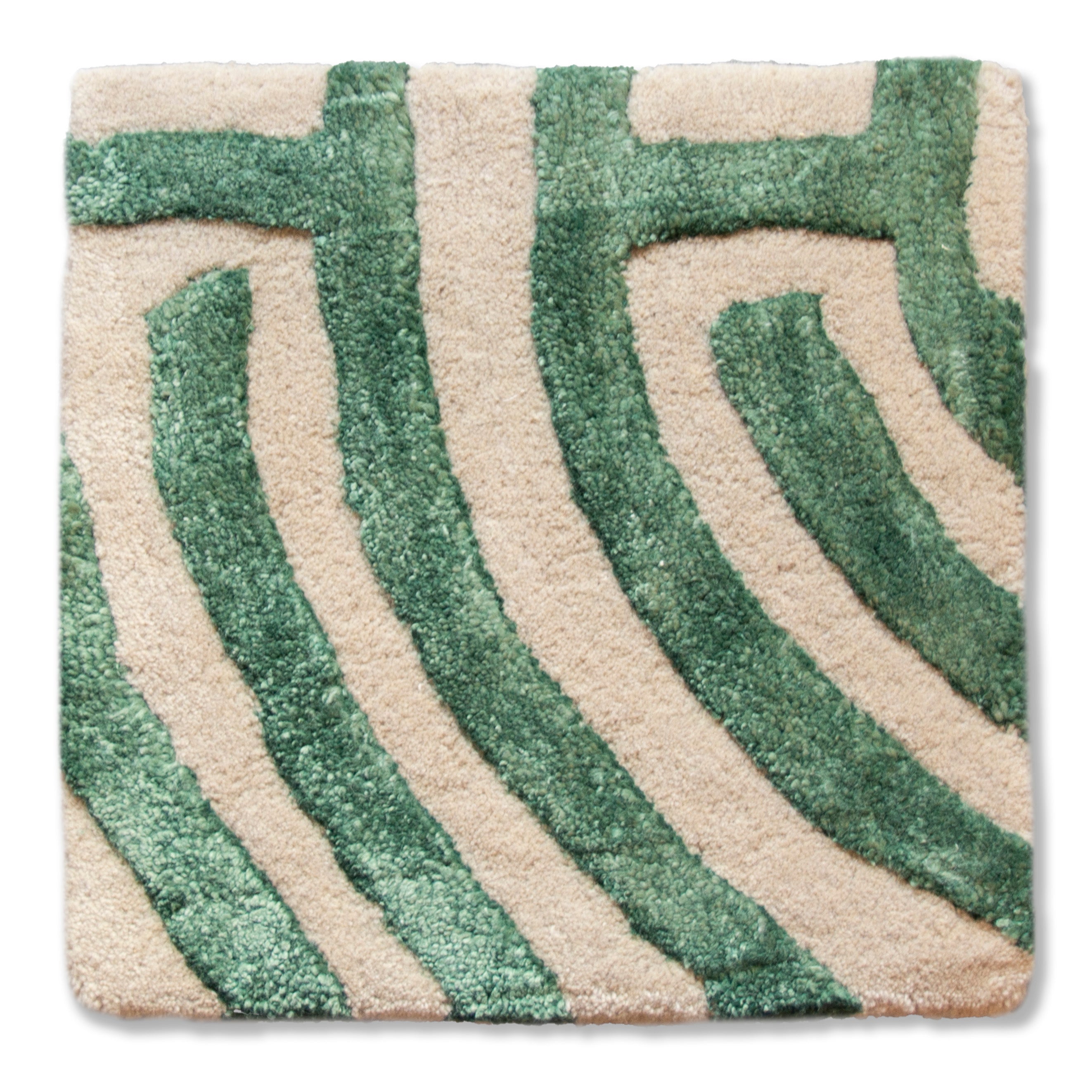 Labyrinth Collection Maze Rug Sample (12x12) by Kevin Francis Design | Luxury Home Decor