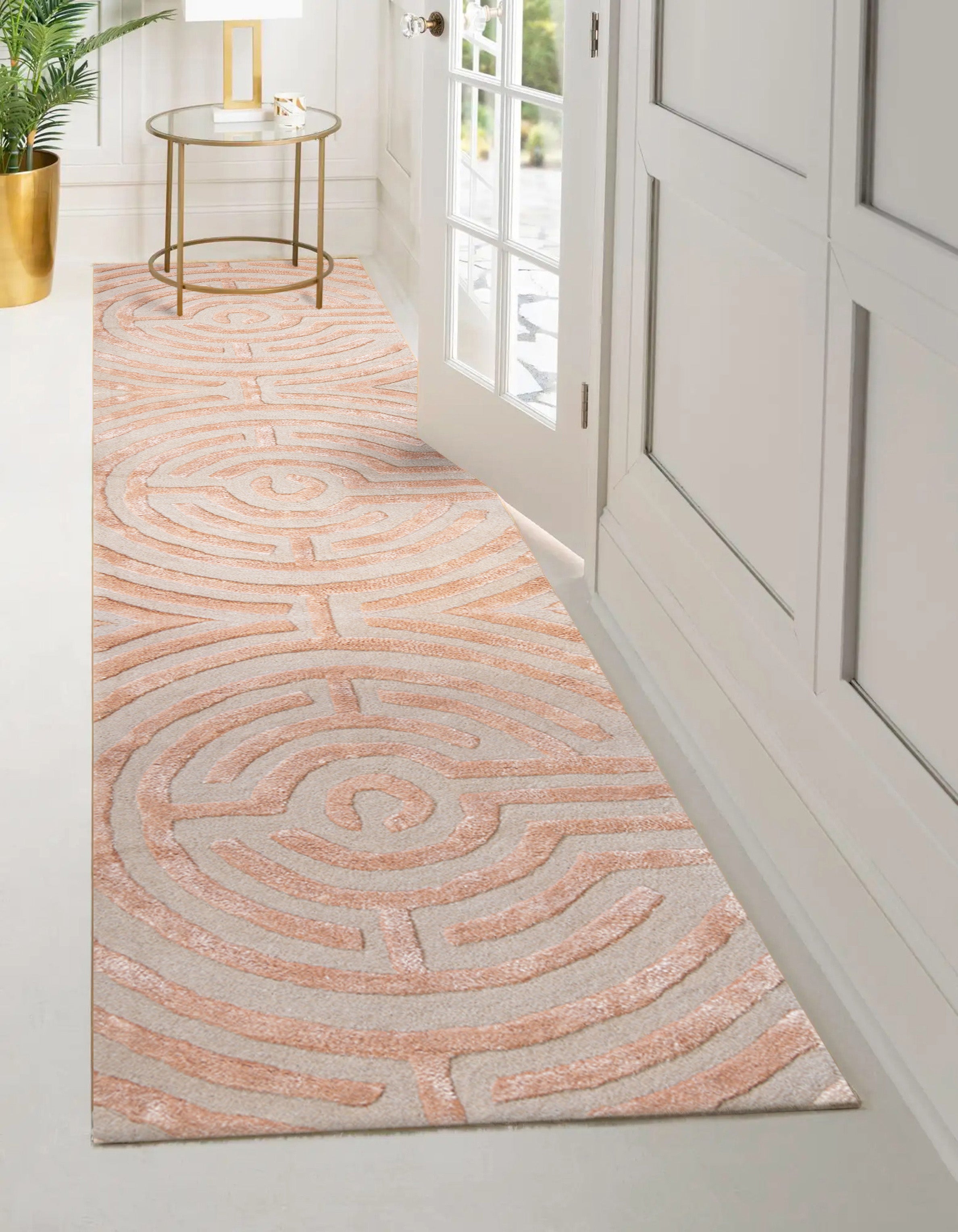 Lucca Hand-Tufted Maze Rug by Kevin Francis Design | Atlanta Interior Designer | Luxury Home Decor