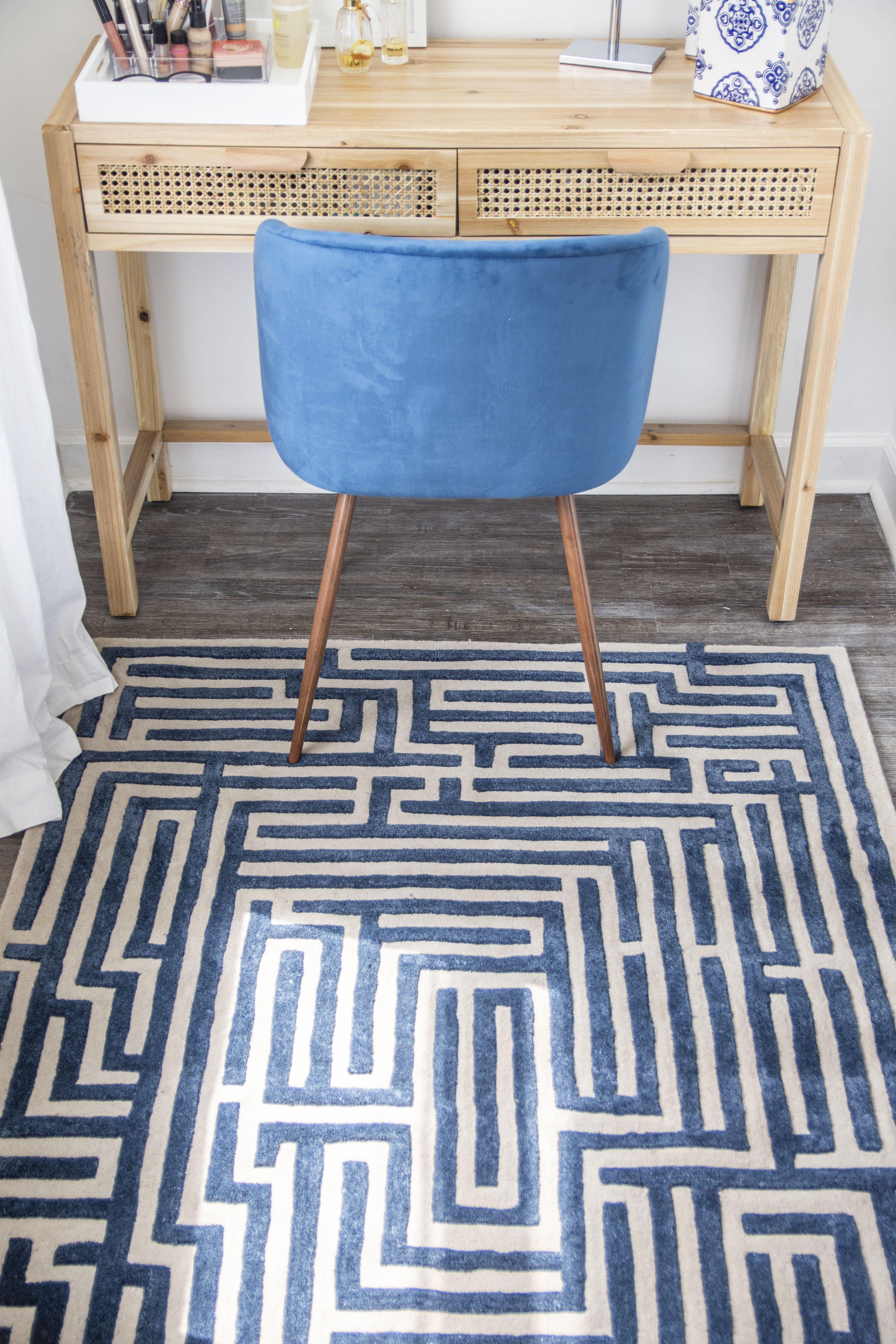 Anatolia Hand-Tufted Maze Area Rug - Kevin Francis Design