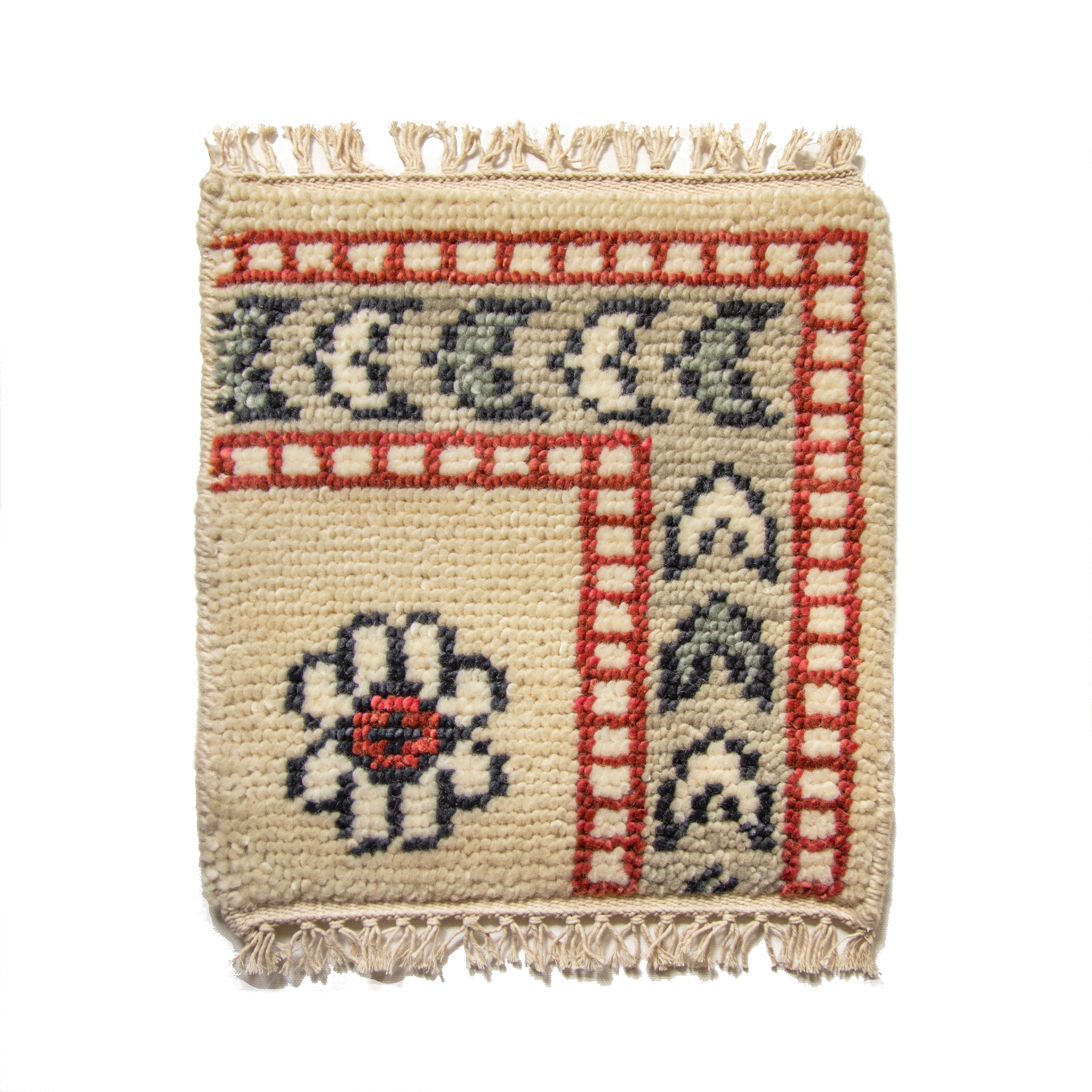 Iconium Collection Turkish Rug Sample (12x12 inch) by Kevin Francis Design | Luxury Home Decor