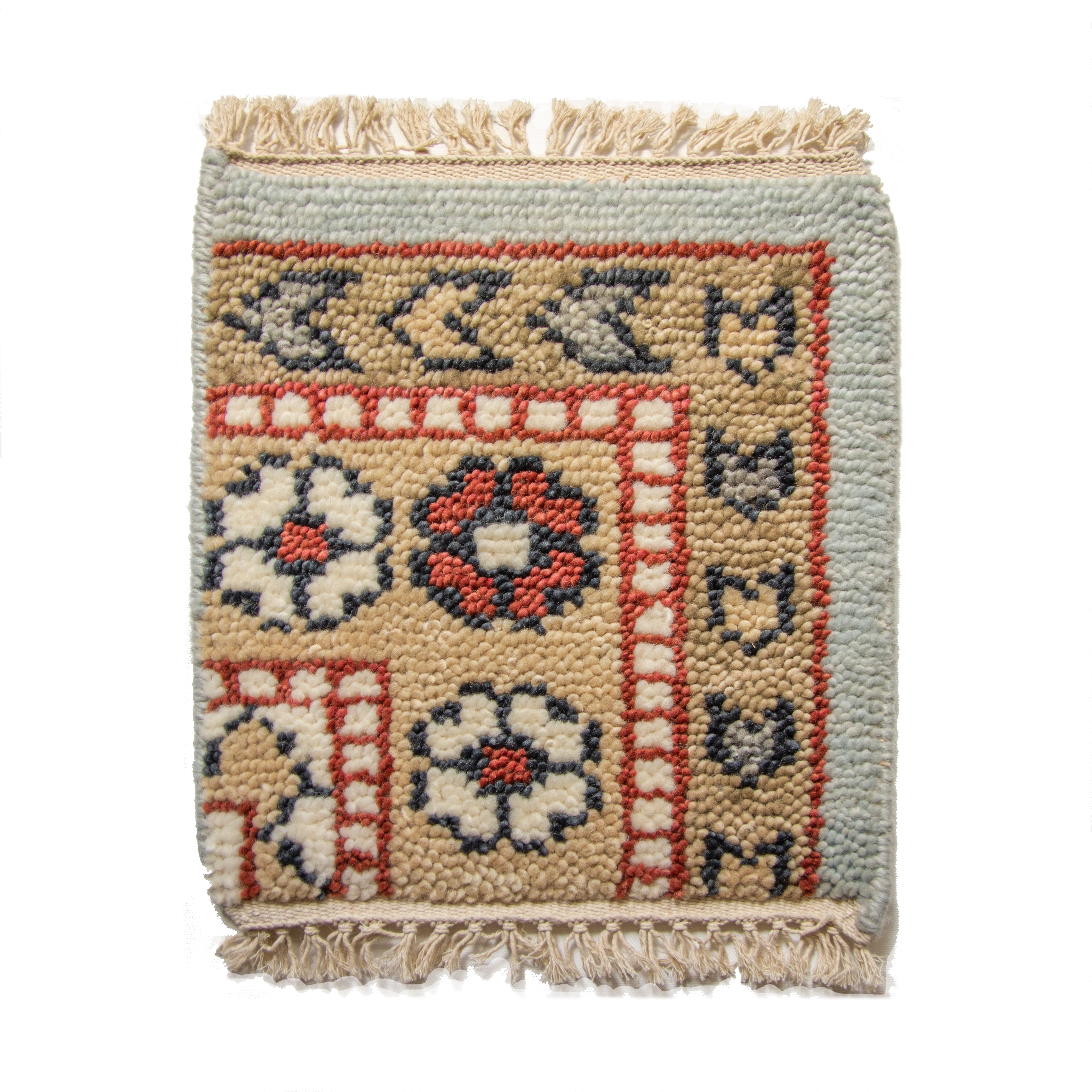 Iconium Collection Turkish Rug Sample (12x12 inch) by Kevin Francis Design | Luxury Home Decor