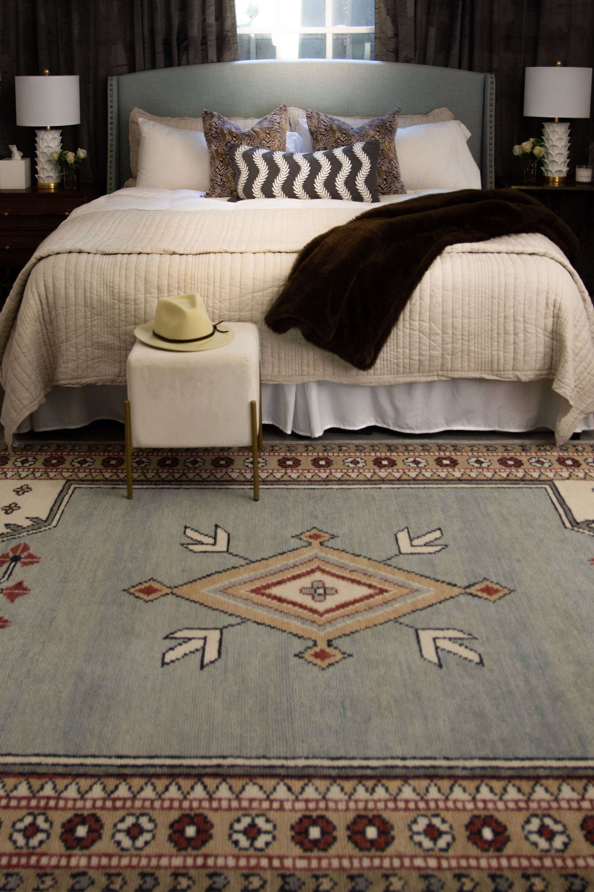 Selendi Hand-Knotted Wool Area Rug by Kevin Francis Design | Luxury Home Decor