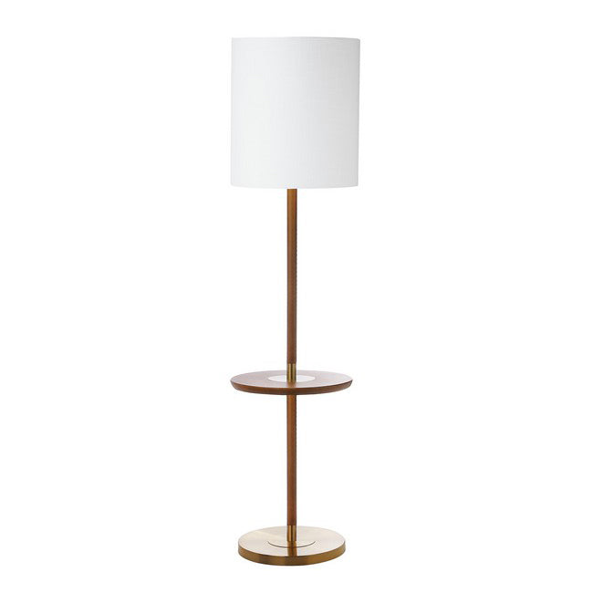 Walnut Floor Lamp & End Table by Kevin Francis Design | Luxury Home Decor