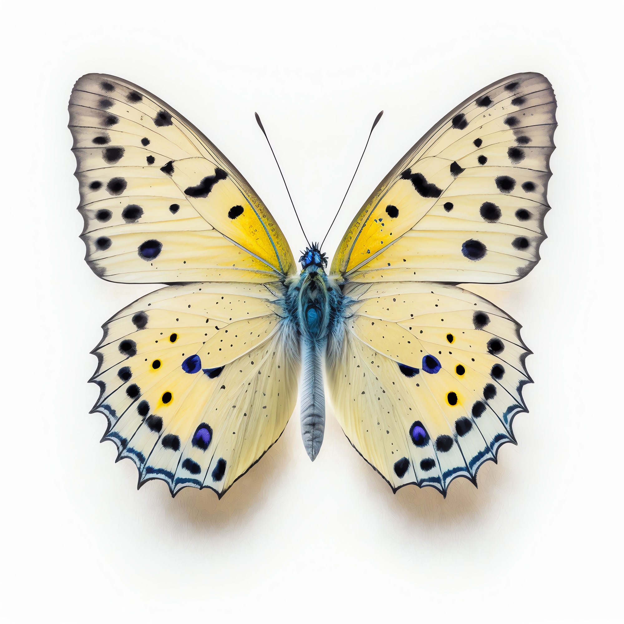 Yellow Butterfly Shadow Box Fine Art Print by Kevin Francis Design | Atlanta Interior Designer | Luxury Home Decor