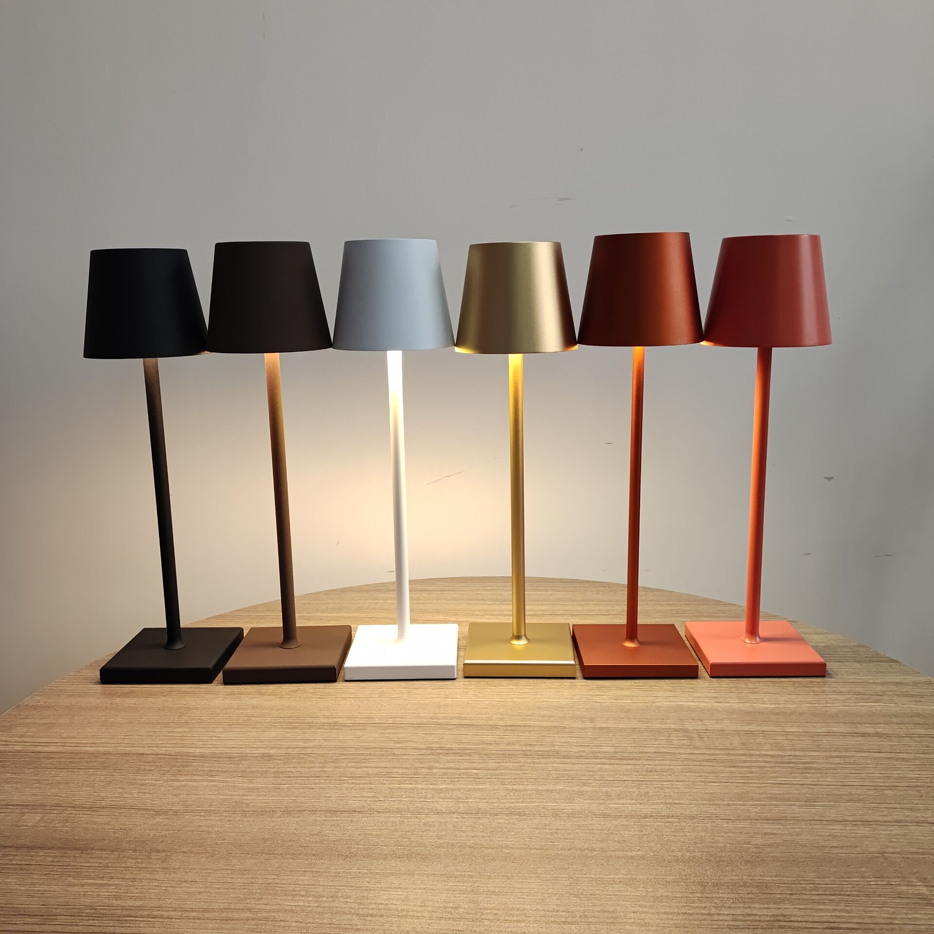 Classic Portable Rechargeable USB Metal Table Lamp by Kevin Francis Design | Luxury Home Decor