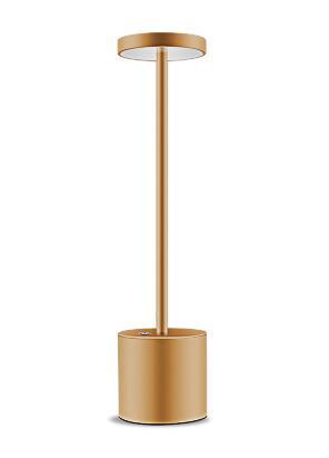 Modern Portable Rechargeable USB Metal Table Lamp by Kevin Francis Design | Luxury Home Decor