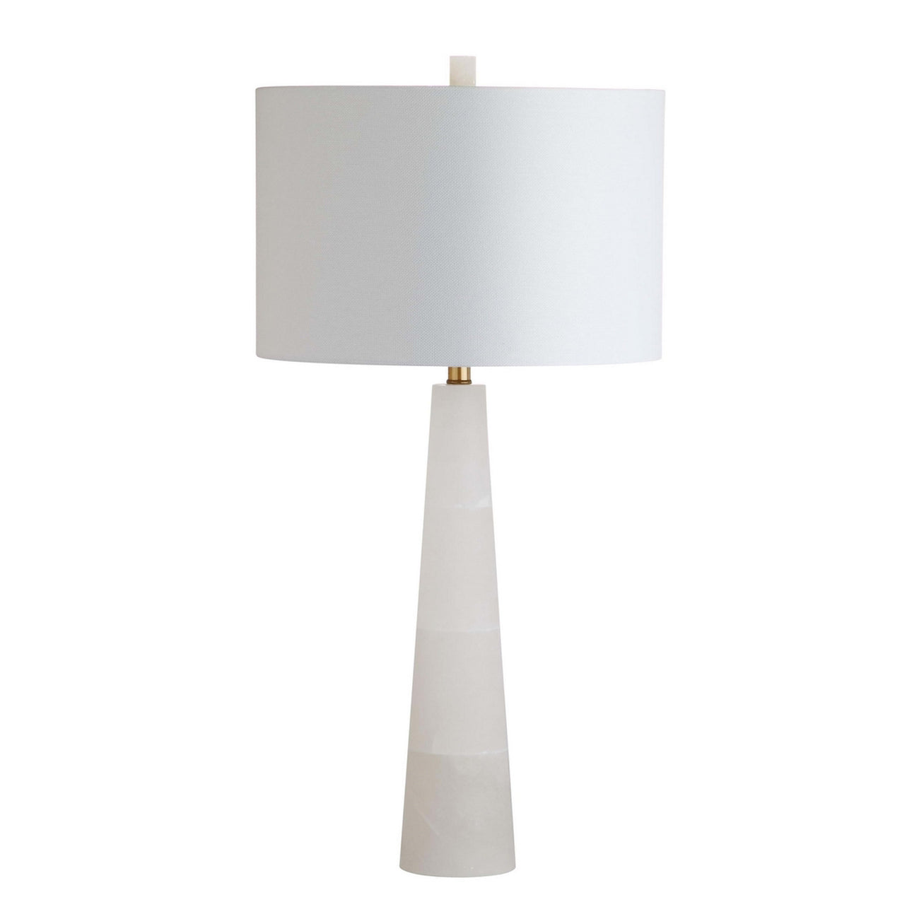 White Marble Alabaster Table Lamp by Kevin Francis Design | Luxury Home Decor